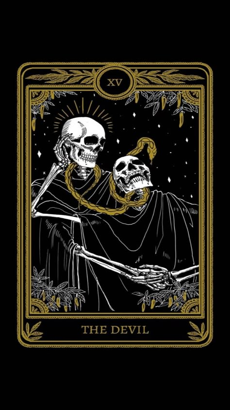 The Devil Tarot Card Wallpaper by Gid5th - a4 - Free on ZEDGE™ Tarot Cards Art Illustration Decks, Amrit Brar, The Devil Tarot Card, Devil Tarot Card, The Devil Tarot, Kartu Tarot, Filmy Vintage, Posca Art, Tarot Cards Art