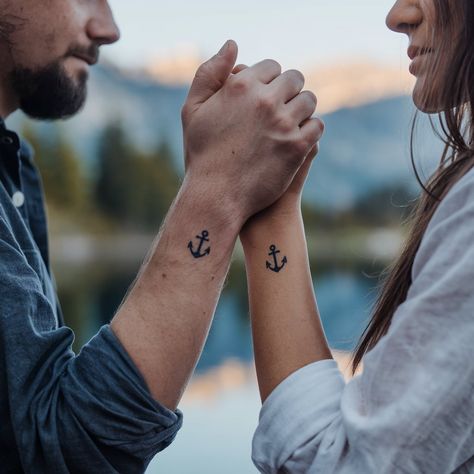 Getting small matching tattoos as a married couple is a beautiful way to express love and commitment. These tattoos not only reflect your unique bond but also serve as a permanent reminder of your journey together. Below, you’ll find 30 inspiring ideas that can help you choose the perfect small tattoo to match with your spouse. Matching Tattoos For Married Couples, Matching Wrist Tattoos, Tattoos Elegant, Small Dainty Tattoos, Married Couple Tattoos, Small Matching Tattoos, Tiny Wrist Tattoos, Couple Matching Tattoo, Summer Tattoo