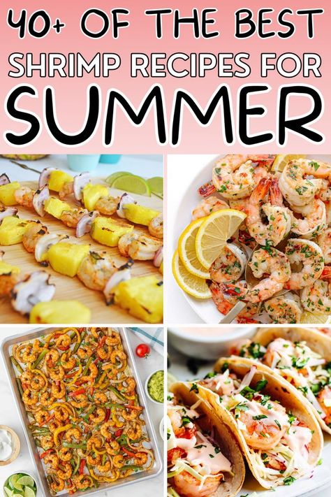 summer shrimp dishes Summer Shrimp Recipes, Summer Shrimp, Refreshing Summer Recipes, Refreshing Salads, Best Shrimp Recipes, Sweet Shrimp, Easy Summer Dinners, Summer Dining, Easy Summer Meals