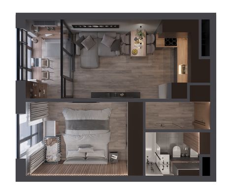 Our Virtual Reality Company allows you to look at your apartment in renovated state. This option is the Best Way to show your property to a potential buyer and gives you benefits on Real Estate Market. You can walk through the entire interior using this link. Also it works well for the Construction Companies which can embed Virtual Tours on their webpages and show Real Estate online. There is additional option to show Virtual Interior Design using Virtual Reality Glasses. Small Apartment Plans, Mini Apartments, Micro Apartment, Construction Companies, Virtual Reality Glasses, House Floor Design, Small Apartment Design, Virtual Staging, Floor Plan Layout