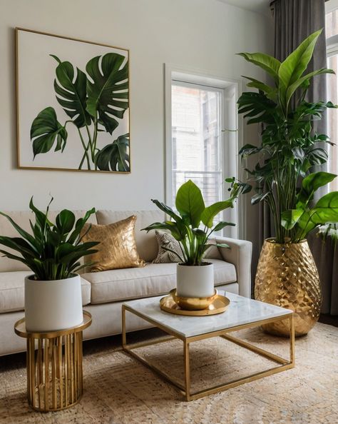 Transform your living space with indoor plants! This modern decor brings elegance and serenity to any home.  Share your plant styles below! 🌿✨ . #homeandgarden #betterhomesandgardens #homegardening #homesandgardens #homegarden #gardenhome #gardeningathome Bohemian Plant Decor, Room Plants Decor, Living Room Plant Decor, Room Plant Decor, Living Room Plants Decor, Room Plants, Living Room Plants, Plants Decor, Magical Garden