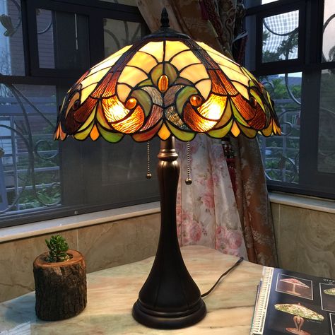 Stained glass lamp shades