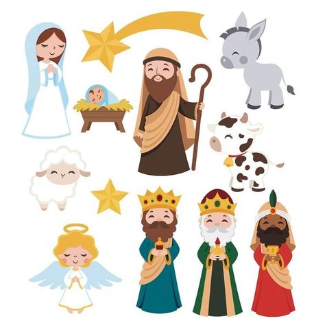 Nativity Scene Crafts, Yard Cards, Christmas Jesus, Christmas Nativity Scene, Sunday School Crafts, Bible Crafts, Christmas Nativity, Kit Digital, Nativity Scene