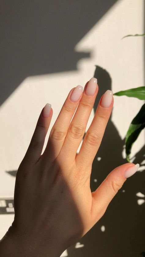 Milky 🥛 [Video] | Gel nails, Stylish nails, White nails Milky Nails, Soft Nails, Dream Nails, Chic Nails, Short Acrylic Nails, Best Acrylic Nails, Cute Acrylic Nails, Nude Nails, Nails Art