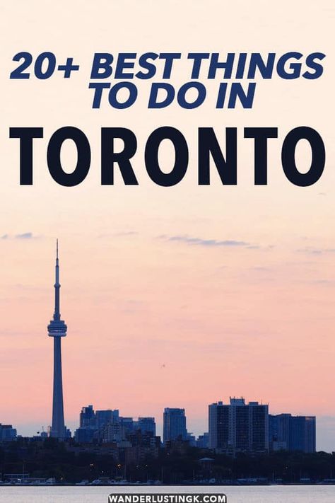 Visiting Toronto for the first-time? Read this handy guide to the best things to do in Toronto with 20+ activities to do in and near Toronto! #ontario #toronto #canada Toronto Vacation, Visiting Canada, Toronto Travel Guide, Things To Do In Toronto, Author Life, Visit Toronto, Destination Vacation, Toronto Travel, Canada Road Trip