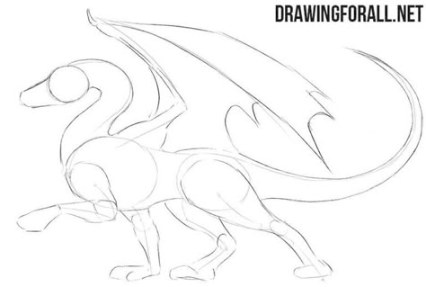 Bone Dragon Drawing, Dragon Wing Sketch, Dragon Ych Base, How To Draw How To Train Your Dragon, Dragon Base Reference, Dragon Body Base, Dragon Body Drawing, Dragon Pose Reference, Dragon Art Base