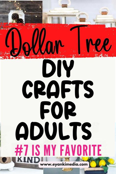 Crafts Dollar Tree Hanging Light, Diy Dollar Store Gift Ideas, Boujee Dollar Tree Diy, Simple Dollar Tree Crafts, Upscale Dollar Tree Diy, Crafts Using Dollar Tree Items, Inexpensive Craft Ideas, Dollar Tree Frame Crafts, Dollars Tree Diy