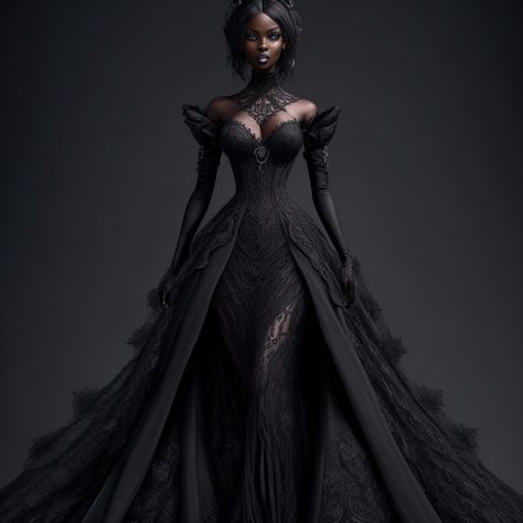 Vampire Ball Gown Aesthetic, Venetian Ball Gown, Vampire Wedding Dress Victorian Gothic, Black Villain Dress, Fantasy Villain Dress, Elegant Prom Dresses Goddesses, Villain Gown, Masquerade Ball Gowns Elegant With Mask, Vampire Masquerade Ball