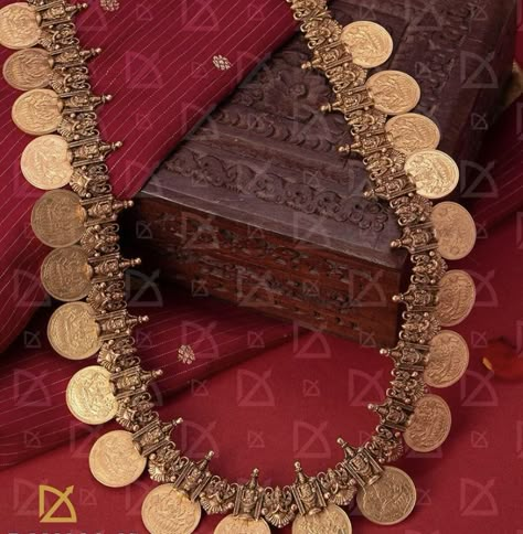 Kaasumaala Designs, Antique Kasulaperu Designs, Kasumala Latest Designs Gold, Kasu Mala Designs Gold, Kaasu Mala Gold Haram, Kerala Traditional Jewellery, Kasulaperu Jewellery, Gold Haram, Wedding Jewelry Sets Bridal Jewellery