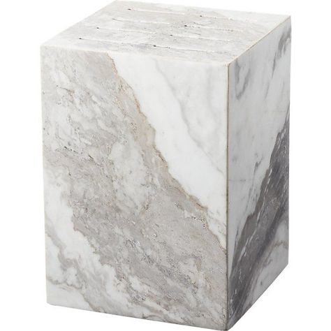 CB2 Pillar White Marble Knife Block Expensive Home Decor, Volakas Marble, Istituto Marangoni, Sculpture Reference, Tabletop Rpg Maps, Gold Candle Holders, Black Room, Dark Wax, Knife Block Set