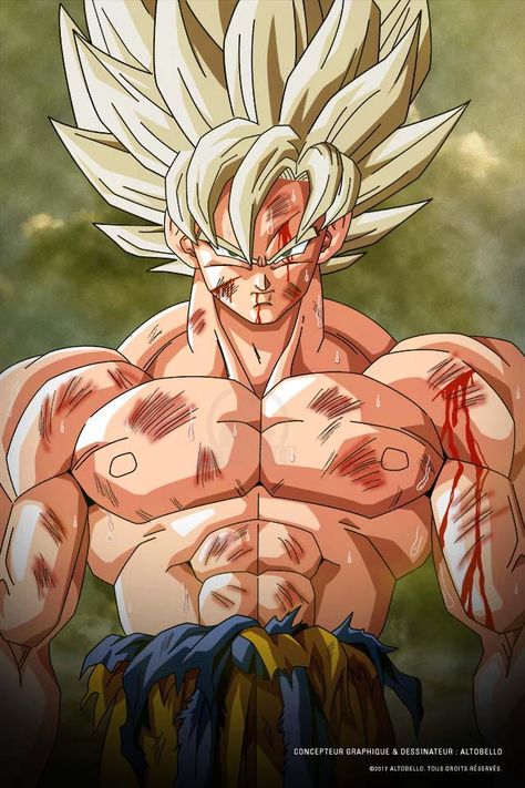 Dragon Ball Z : The Legend Of The Super Saiyan by altobello02 on DeviantArt Goku Ssj6, Goku Af, Dragon Ball Wallpaper, Super Saiyan Goku, Super Goku, Ball Wallpaper, Dragon Ball Tattoo, Z Wallpaper, Dragonball Super