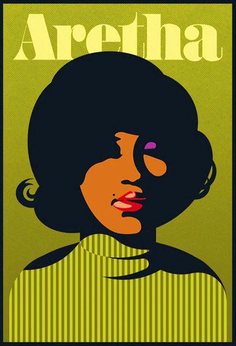 Aretha Franklin Art, Aretha Franklin Poster, Aretha Franklin Aesthetic, Preservation Hall, Jazz Poster, Afrocentric Art, Aretha Franklin, Photo Wall Collage, Album Cover Art