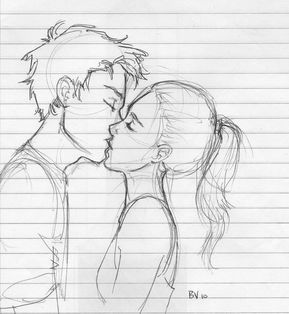 today's Emotions by burdge on DeviantArt Drawings Of People Kissing, Couples Kissing Drawing, Cute Couple Sketches, Kissing Drawing, Couple Drawing, Drawing Hands, Couple Sketch, Sketches Of People, Drawing Faces