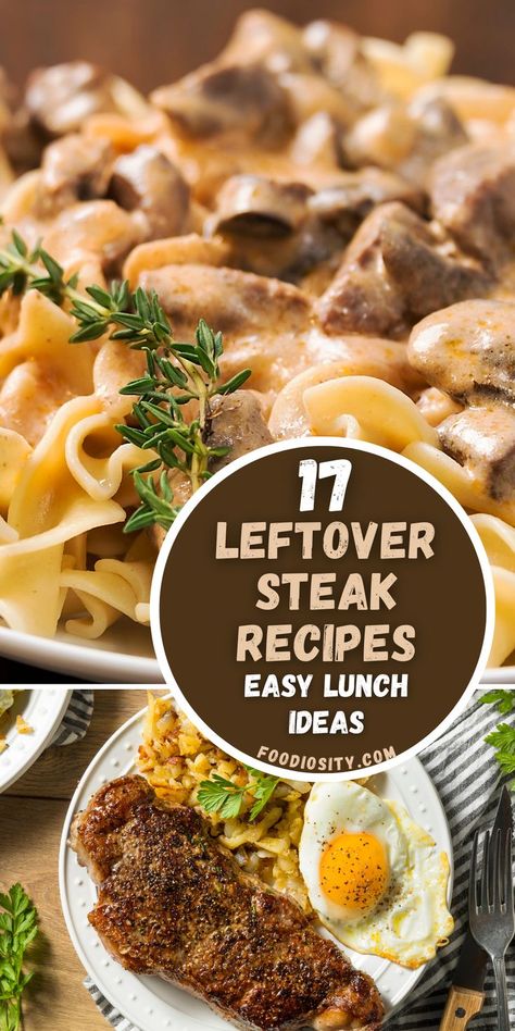 Leftover Steak And Mushroom Recipes, Meals To Make With Leftover Steak, What To Do With Leftover Steak Easy Dinners, Recipes For Leftover Steak Ideas, Leftover Steak Bites Recipes, What To Do With Leftover Steak Bites, Leftover Shaved Steak Recipes, Leftover Strip Steak Recipes, Dinner Ideas With Leftover Steak