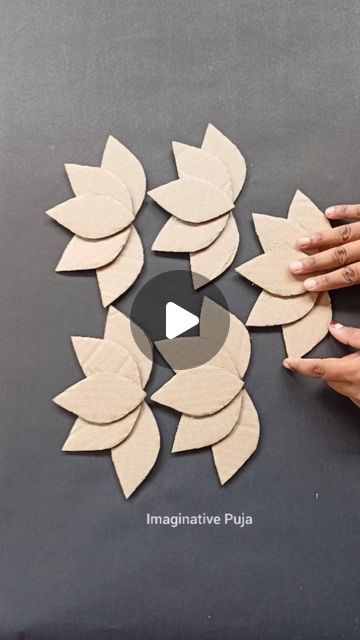 Foam Board Crafts, Paper Lotus, Diwali Decorations At Home, Bird Mobile, Flower Wall Hanging, Darshan Raval, Diwali Diy, Paper Craft Diy Projects, Card Board