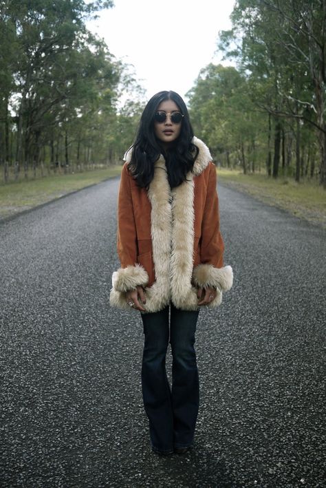 Penny Lane for Halloween 70s Outfit, Visual Book, Penny Lane Coat, Luxury Lifestyle Fashion, Asos Fashion, Aesthetic Fits, Sheepskin Coat, Penny Lane, Almost Famous