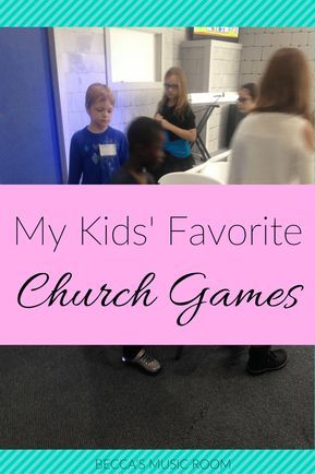 My Kids' Favorite church Games. What we play in Children's Church to help us take up time or energy! These could work for Children's Church, Sunday School, Awanas, homeschool group, elementary schools, etc! Becca's Music Room Kids Church Games, School Games For Kids, Sunday School Games, Group Games For Kids, Church Games, Sunday School Classroom, Sunday School Kids, Indoor Games For Kids, Sunday School Activities