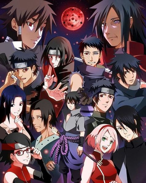 Naruto Designs, Naruto Clans, Izuna Uchiha, Kurama Naruto, Uchiha Family, Naruto Shippudden, Sasuke Sakura, Naruto Fan Art, Naruto Sasuke Sakura