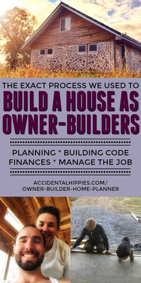 Self Contracting House, Diy House Build, How To Build Your Own House, How To Build A House, Building Your Own Home, Shed Building, Building A Cabin, Build A House, Home Building Tips