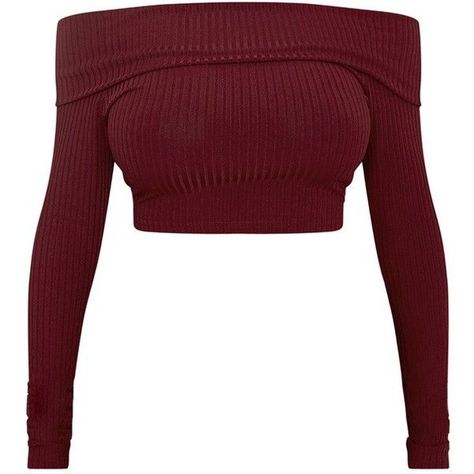 White Ribbed Shirt, Rib Shirt, Cropped White Shirt, White Ribbed Top, Burgundy Crop Top, Burgundy Shirt, Shirts Crop, Bardot Top, Ribbed Shirt