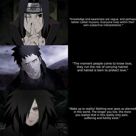 Itachi Thoughts, Itachi Obito Wallpaper, Obito Words, Itachi And Obito, Madara Quote, Obito Uchiha Quotes, Obito Quote, Madara Uchiha Quotes, Anime Thoughts