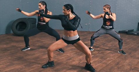 This Fitness Celeb is Becoming a Total STRONG by Zumba Pro l #zumbafitness Zumba Strong, Erin Stern, Bodybuilding Nutrition, Health Video, Michelle Lewin, Health Fitness Motivation, Zumba Fitness, Zumba Workout, Fitness Models Female