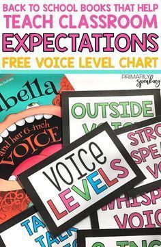 This free voice level chart pairs perfectly with the book Decibella. This post also contains lots of great book recommendations for back to school. Best of all, they're organized by category! Please Mr Panda, Procedures To Teach, Back To School Read Alouds, Voice Level Chart, Voice Level Charts, Voice Levels, Organization Chart, Classroom Routines, First Year Teachers