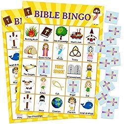 Bible Bingo, Easy Games For Kids, Sunday School Games, Bible Object Lessons, Learn The Bible, Bible Activities For Kids, Sunday Church, Bible Study For Kids, Bible Games