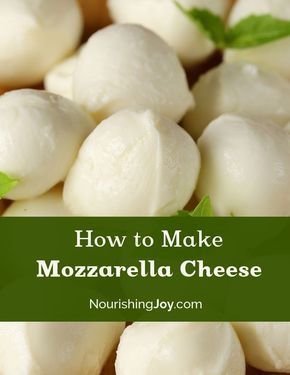 How to Make Mozzarella Cheese. It's easier than it looks (and fun too!) Make Mozzarella Cheese, Homemade Mozzarella Cheese, Cheese Recipes Homemade, Homemade Mozzarella, Cheese Making Recipes, Diy Cheese, Yorkshire Pudding, Homemade Cheese, Milk Recipes