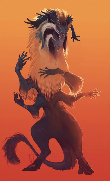 lilaira: “ AT with Anyaboz by LiLaiRa Ram Monster Art, Lamassu Art, Ram Character Design, Monsters Rpg, Concept Art Landscape, Alien Concept, Fantasy Beasts, Alien Concept Art, Have Inspiration