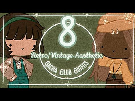 Outfits For Gacha Club, Aesthetic Gacha Club Outfits, Gacha Club Outfits, Vintage Aesthetic Outfits, Retro Vintage Aesthetic, Apple Seeds, Pinterest Account, Gacha Club, Club Outfits