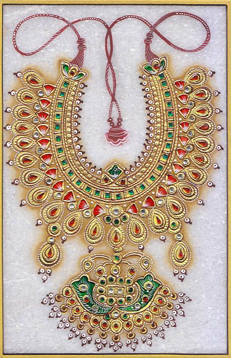 tanjore painting Jewellery Painting, Embossed Painting, 3d Relief Art, Emboss Painting, Rajasthani Art, Fashion Illustration Collage, New Embroidery Designs, Marble Jewelry, Art Jewelry Design