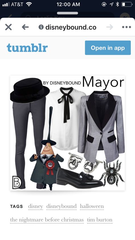 Mayor Mayor In Nightmare Before Christmas, Mayor Of Halloween Town Costume, Nbc Mayor Costume, Nightmare Before Christmas Mayor Diy, Nightmare Before Christmas Mayor, Boogie Nights, Disney Themed Outfits, Oogie Boogie, Casual Cosplay