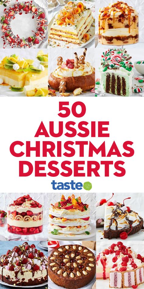 Australian Christmas Desserts, Christmas Gift Ideas For Him, Xmas Desserts, Best Christmas Desserts, Aussie Food, Christmas Giveaway, Christmas Recipes Easy, Aussie Christmas, Best Christmas Recipes