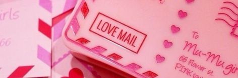 Pink Medium Widget, 트위터 헤더, Pink Twitter, Valentines Gif, Cute Twitter Headers, Lovecore Aesthetic, Cute Headers For Twitter, Love Mail, Heart Banner