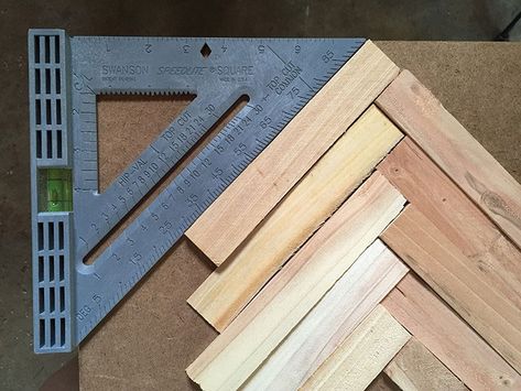 DIY Wall Art - Cheap and Easy Wall Art Using Wood Shims Wall Art With Wood, Wall Art Cheap, Art With Wood, Easy Wall Art, Diy Home Decor For Apartments, Cheap Wall Art, Wood Art Design, Diy Wand, Wood Wall Art Diy