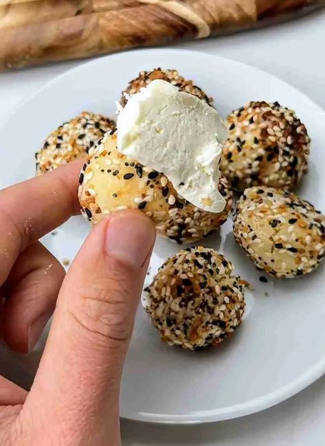 Air Fryer Everything Bagel Bites: A Keto-Friendly Snack with a Crunch Keto Bagel Bites, Everything Bagel Bites, Keto Bagel, Crunch Recipe, Bagel Bites, Keto Bagels, Low Carb Bread, Now Foods, Everything Bagel