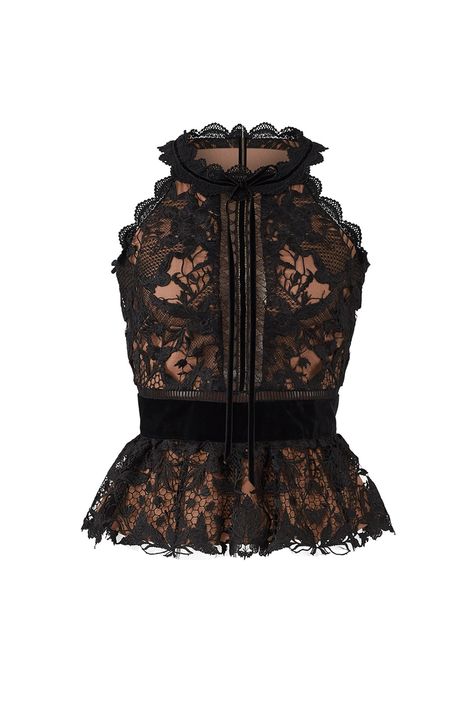 Blusas Peplum, Runway Top, Black Lace Jacket, Lace Peplum Top, Lace Peplum, Lace Jacket, فستان سهرة, Rent The Runway, Black Lace Tops