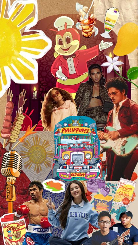 One for the culture 🇵🇭🫡 #filipino #collage #moodboard #aesthetic #oliviarodrigo #philippines Philippines Culture Aesthetic, Filipino Art Aesthetic Wallpaper, Phillipines Aesthetic Vintage, Vintage Filipino Aesthetic, Filipino Icons, Filipino Aesthetic Background, Vintage Philippines Aesthetic, Filipino Subject Design, Philippine Poster Design