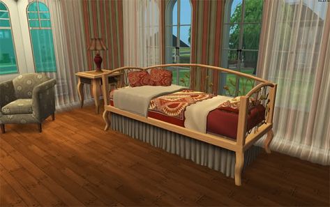 Bohemian Single Bed and Daybed Bohemian Bed, Ts2 Cc, The Sims 4 Packs, Sims 4 Body Mods, Male Clothing, Sims 4 Toddler, Los Sims, Sims 4 Cc Furniture, Apartment Life