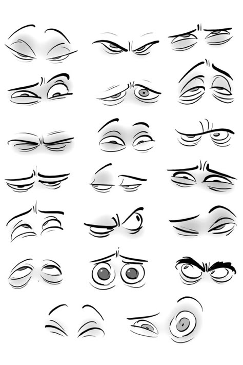 Eye expressions, reference and eyebrows! Eye Expressions Drawing, Cartoon Eyebrows, Anime Eyebrows, Closed Eye Drawing, Expressions Drawing, Facial Expressions Drawing, رسم كاريكاتير, Expression Sheet, Smile Drawing