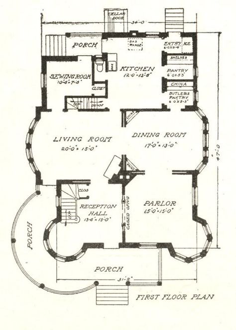 Italianate Floor Plans, Old Floor Plans, Victorian Apartment Floor Plan, Edwardian House Layout, Victorian Tiny House Plans, Vintage Apartment Floor Plans, House Layout Victorian, Old Victorian Homes Floor Plans, Small Victorian Homes Floor Plans