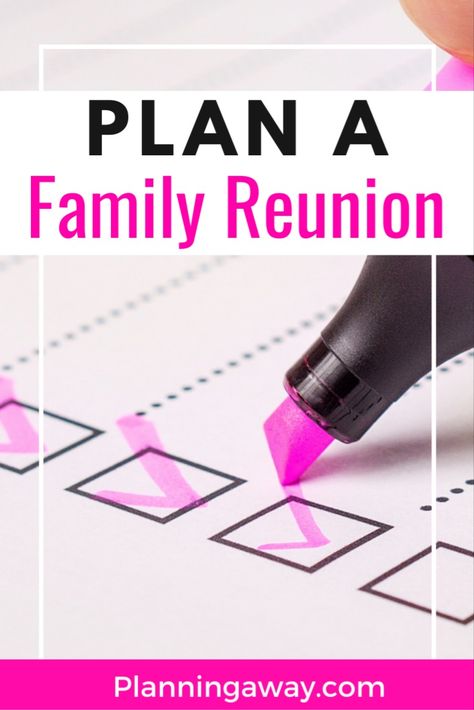 Family Reunion Planner, Family Reunion To Do List, Planning Family Reunion, Family Reunion Planning Templates, Family Reunion Survey Questions, Planning A Family Reunion Checklist, Family Reunion Planning Checklist, How To Plan A Family Reunion, Family Reunion Ideas Organizing