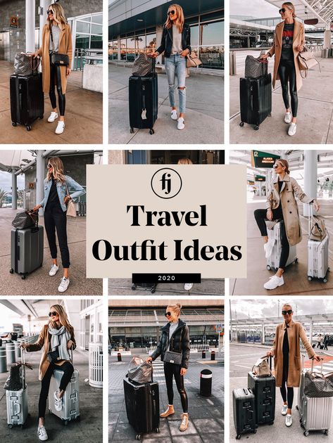 Plane Outfit, Travel Outfit Ideas, Comfortable Travel Outfit, Airport Travel Outfits, Cute Travel Outfits, Travel Attire, Comfy Travel Outfit, Airplane Outfits, Fashion Travel Outfit