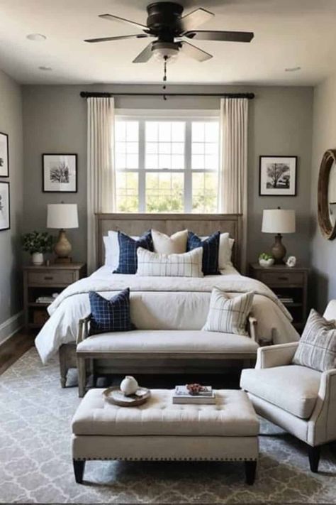 Cozy Guest Bedroom Ideas That Wow - West Magnolia Charm Guest Bedroom Family Room Combo, Beautiful Guest Bedrooms, Tiny Guest Bedroom Ideas, Cozy Guest Bedroom Ideas, Magnolia Bedroom, Cozy Guest Bedroom, Small Guest Bedroom Ideas, Classic Bedroom Design, Guest Bedroom Ideas