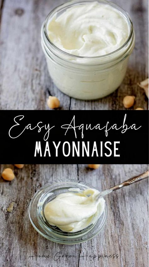 This easy vegan mayo recipe makes a thick and creamy vegan mayonnaise with an optional garlic kick. It’s super easy to make your own mayo! Instead of using egg yolks and egg whites, this vegan recipe uses chickpea brine as a base. Best Foods Mayonnaise Recipe, Veg Mayonnaise Recipe, Aquafaba Mayonnaise, Garlic Mayo Recipe, Easy Mayo Recipe, Using Egg Yolks, Vegan Mayo Recipe, Aquafaba Mayo, Vegan Mayonaise