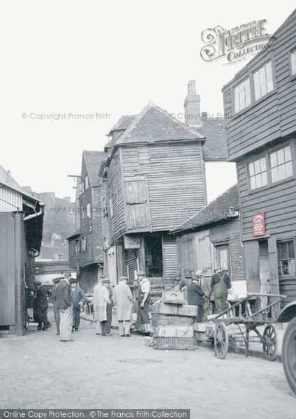 Folkestone, The Fish Market c.1955. #Folkestone #Fishmarket #Marketdays #1950s #nostalgia Bass Fishing Videos, Market Photo, Fishing Photography, Fishing Techniques, Fishing Videos, Fish Market, Battle Of Britain, Best Fishing, Local History