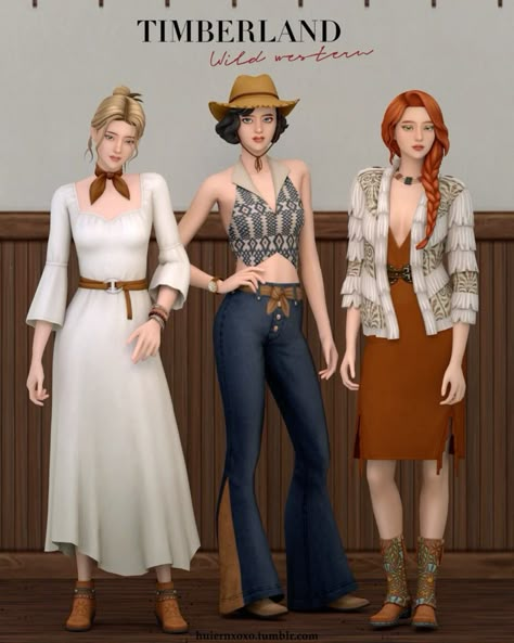 #sims4 #simscc #sims4cc #sims4furniture #sims4build #sims #simscustomcontent #sims4cas #sims4bedroom #sims4house #sims4clothes #sims4skindetails Sims 4 Farm Outfits, Sims 4 Yellowstone Cc, Sims 4 Cc Country Clothes Patreon, Sims Western Cc, Sims 4 Cc Arethabee, Sims 4 Farmer Clothes, Sims 4 Country Cc Patreon, Sims Country Cc, Sims 4 Western Cc Clothes