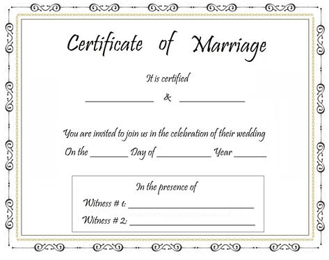 Online Marriage Certificate, Certificate Of Marriage Template, Married Certificate, Marriage Contract Template, Marriage Certificate Design, Marriage Papers, Marriage Template, Marriage Application, Marriage Certificate Template