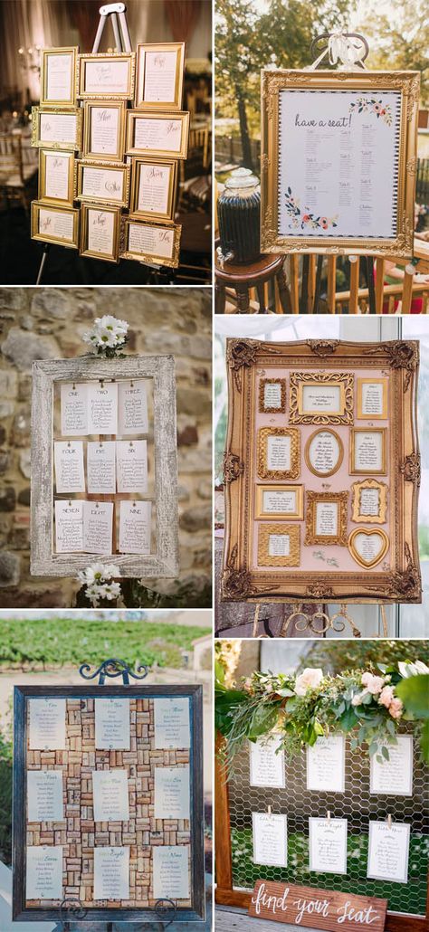 Vintage Wedding Centerpieces Diy, Seating Chart Wedding Diy, Vintage Wedding Centerpieces, Reception Seating Chart, Backyard Wedding Decorations, Diy Seating, Table Seating Chart, Wedding Table Seating, Wedding Reception Seating